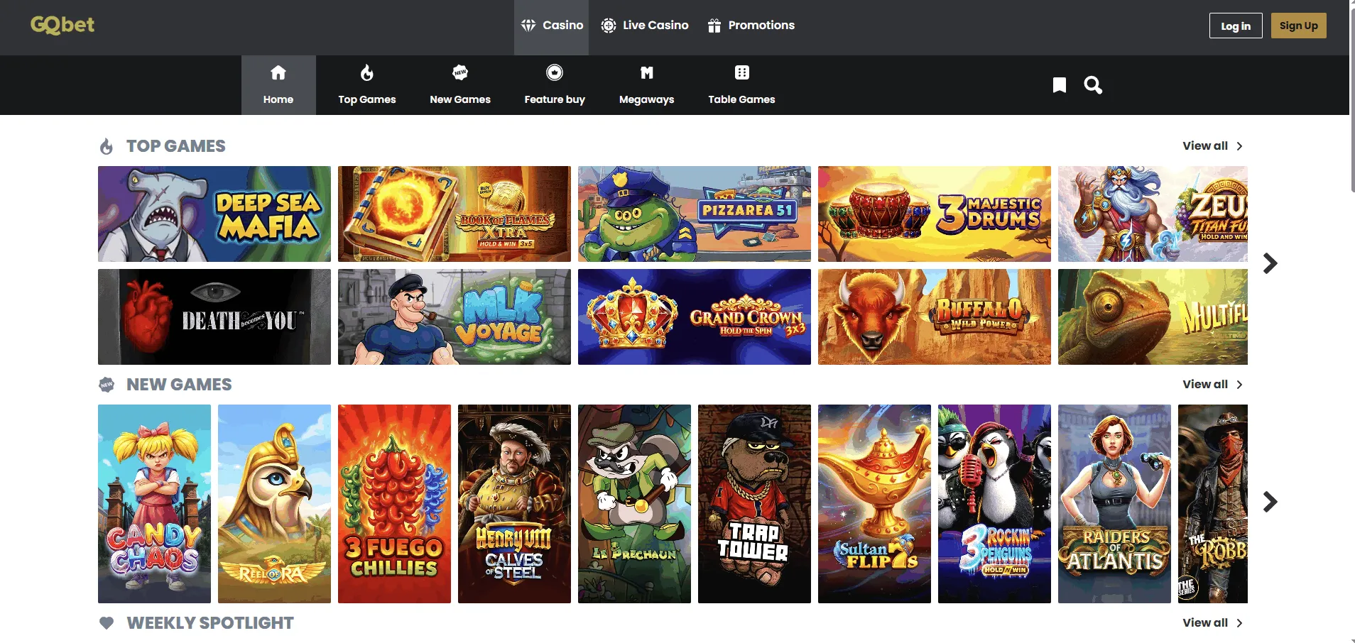 GQbet European Online Casino